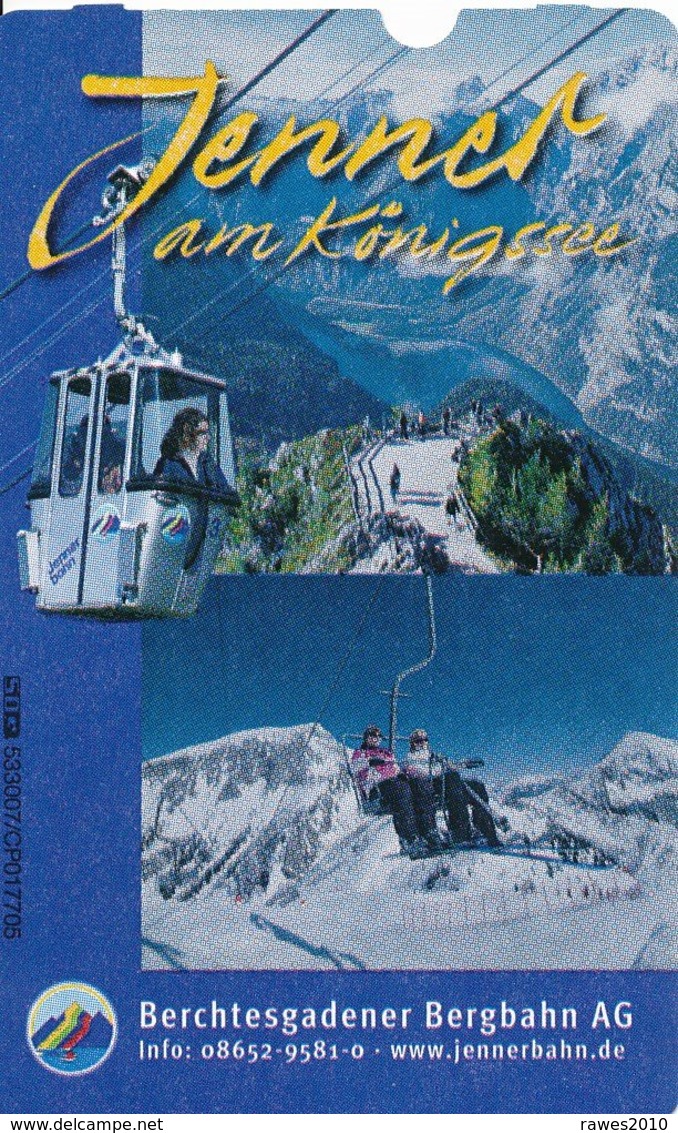 Schönau Am Königsee Eintrittskarte EKur 2013 Schornbad Jenner Berchtesgadener Bergbahnen - Eintrittskarten