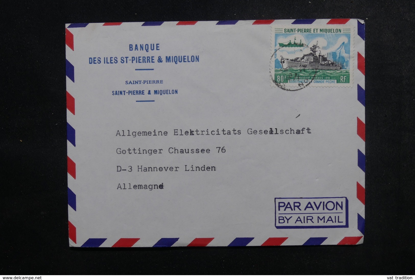 SAINT PIERRE & MIQUELON - Enveloppe Commerciale Pour L 'Allemagne , Affranchissement Plaisant - L 47325 - Lettres & Documents
