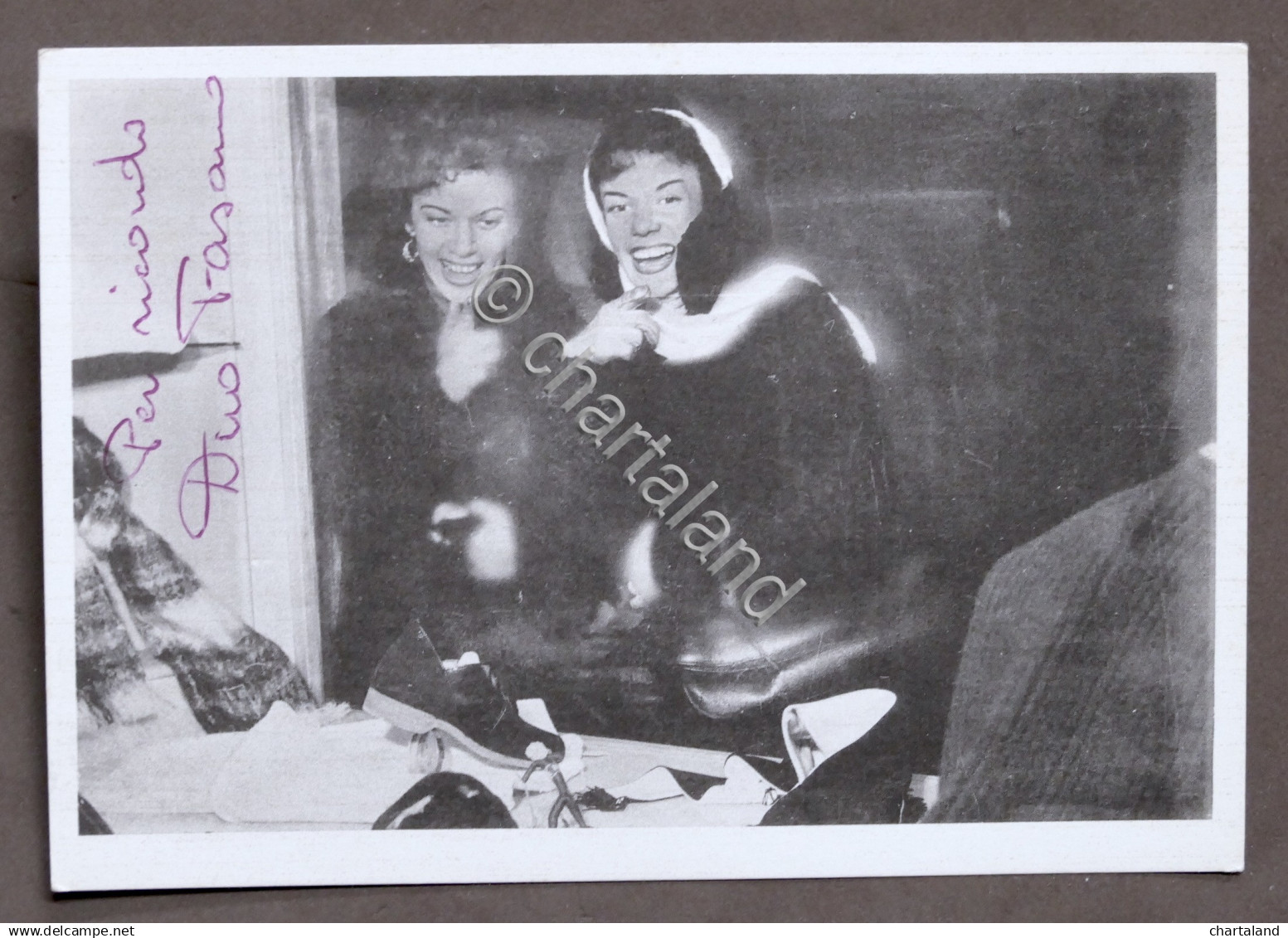 Musica - Fotocartolina Con Autografo Duo Fasano - Anni '50 - Altri & Non Classificati