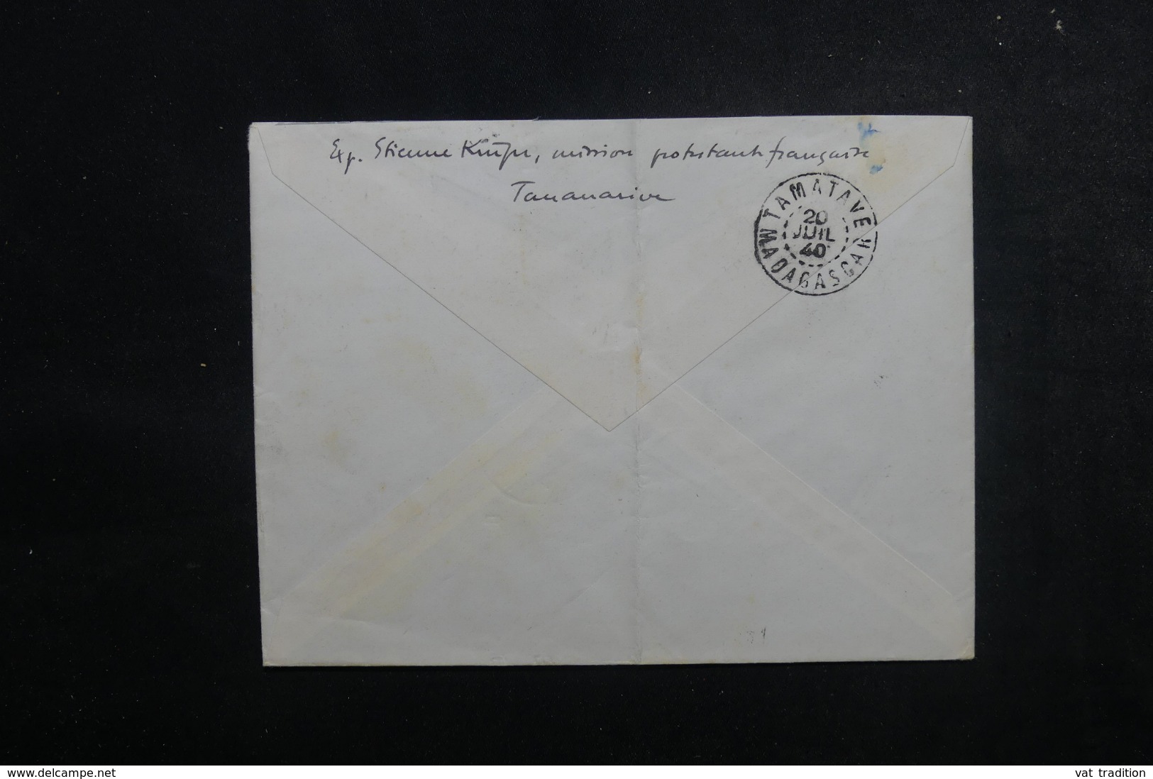 MADAGASCAR - Enveloppe De Tananarive Pour Tamatave En 1940  Affranchissement Plaisant - L 47339 - Lettres & Documents