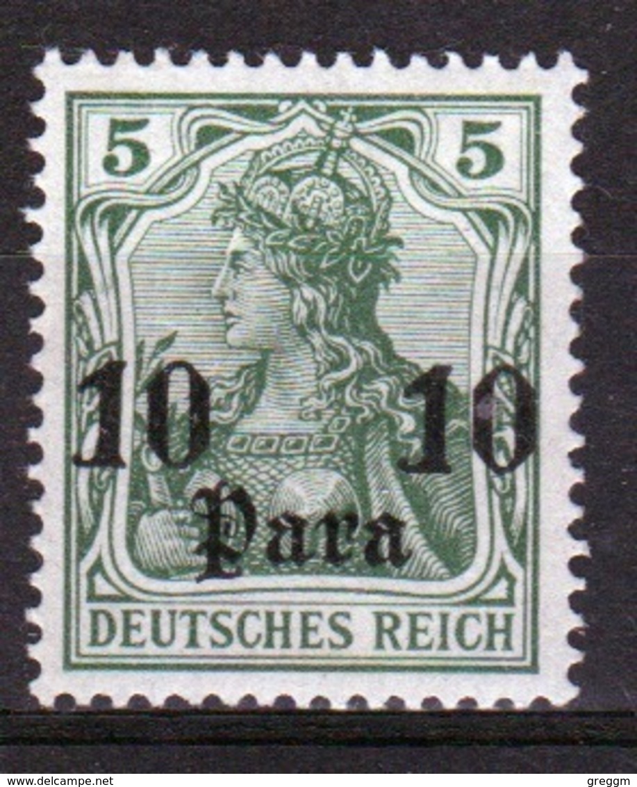 German Post Office In Turkish Empire 1905 Single 10pa On 5pf. - Deutsche Post In Der Türkei