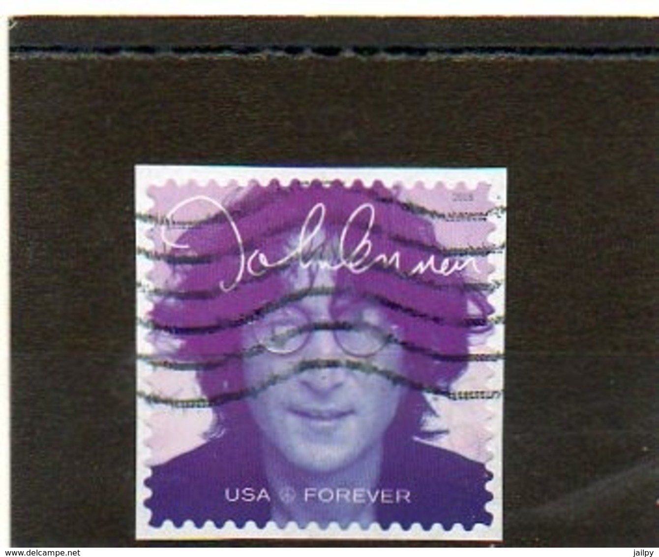 ETATS-UNIS   Forever     2018   Scott : 5314   John Lennon   Sur Fragment   Oblitéré - Usados