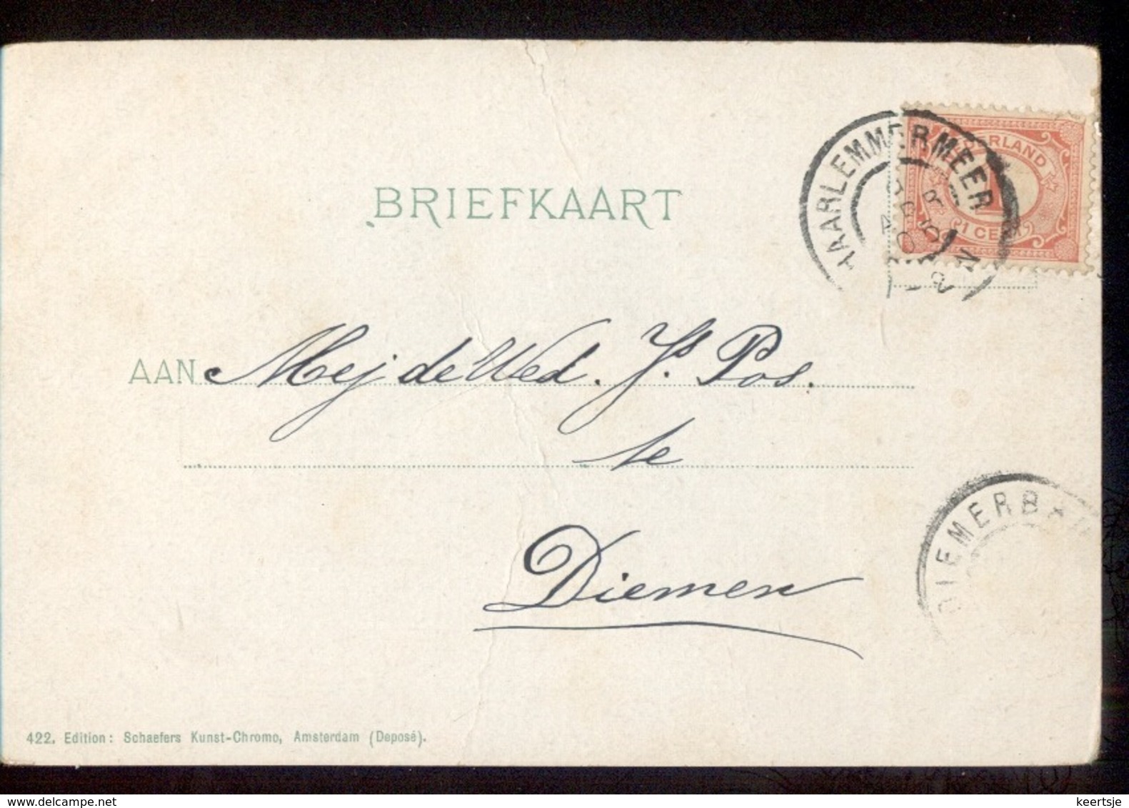 Haarlemmermeer Grootrond - - - 1905 - Storia Postale