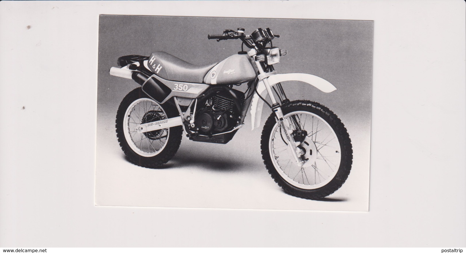 H & H 350 +-12cm X 9cm  Moto MOTOCROSS MOTORCYCLE Douglas J Jackson Archive Of Motorcycles - Otros & Sin Clasificación