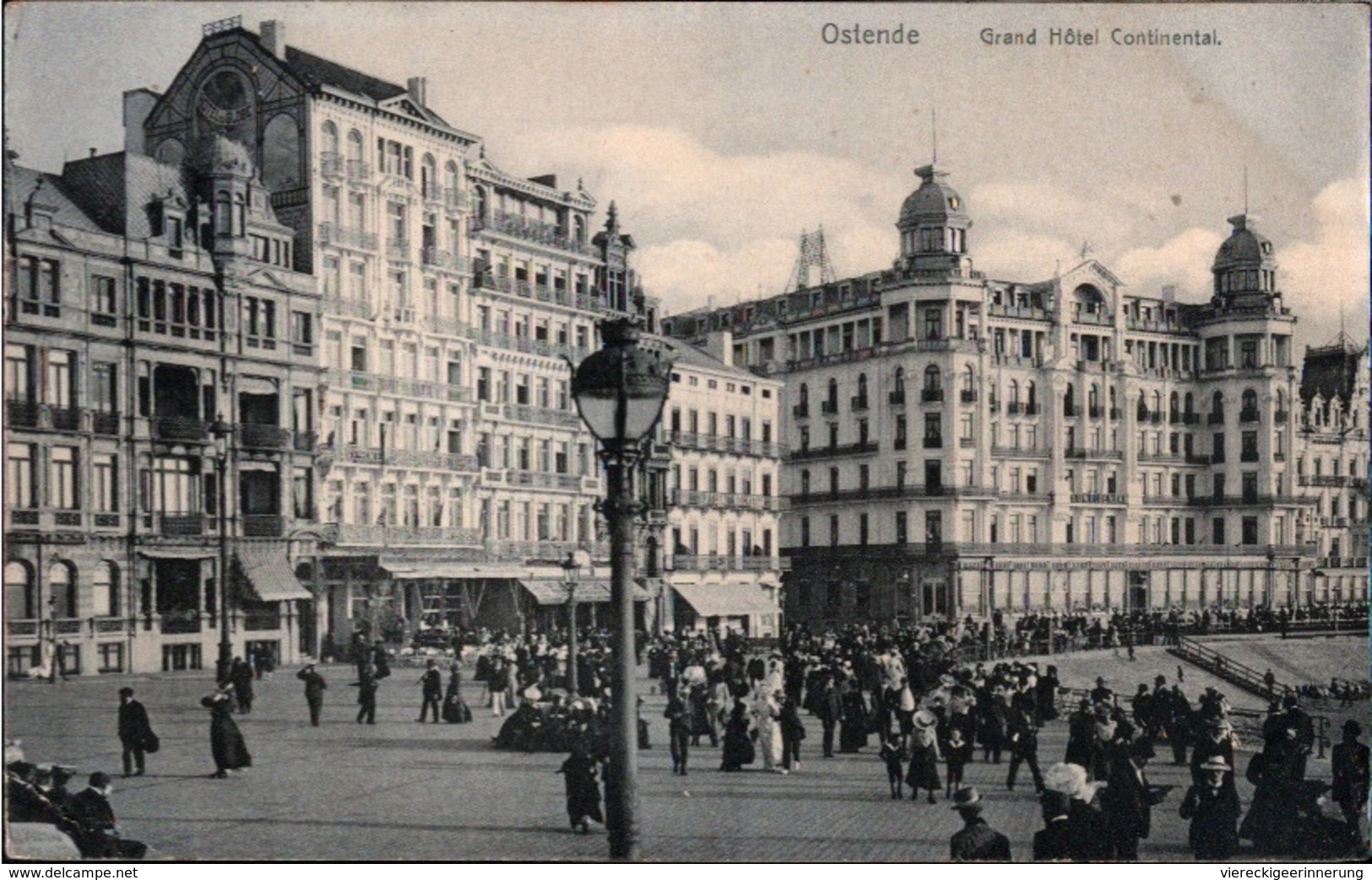 ! Ostende, Oostende, 1907, Grand Hotel Continental - Oostende