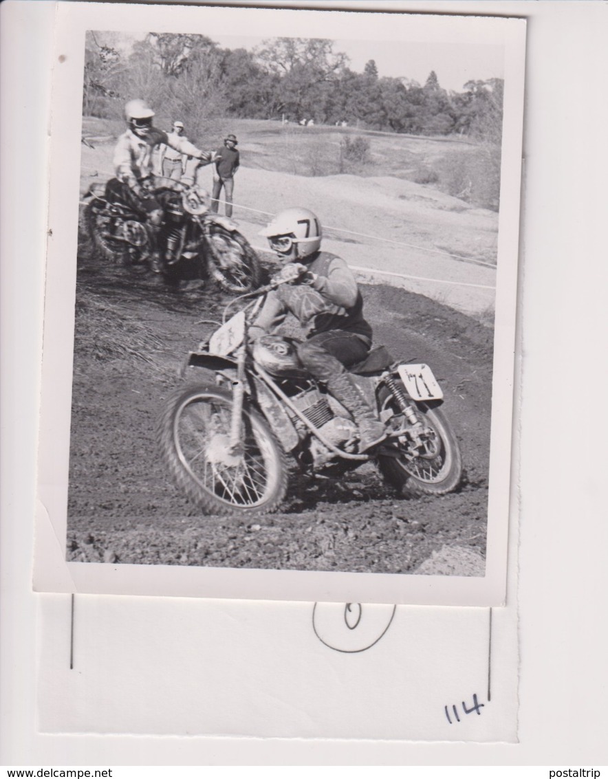 Trial +-13cm X 9cm  Moto MOTOCROSS MOTORCYCLE Douglas J Jackson Archive Of Motorcycles - Other & Unclassified