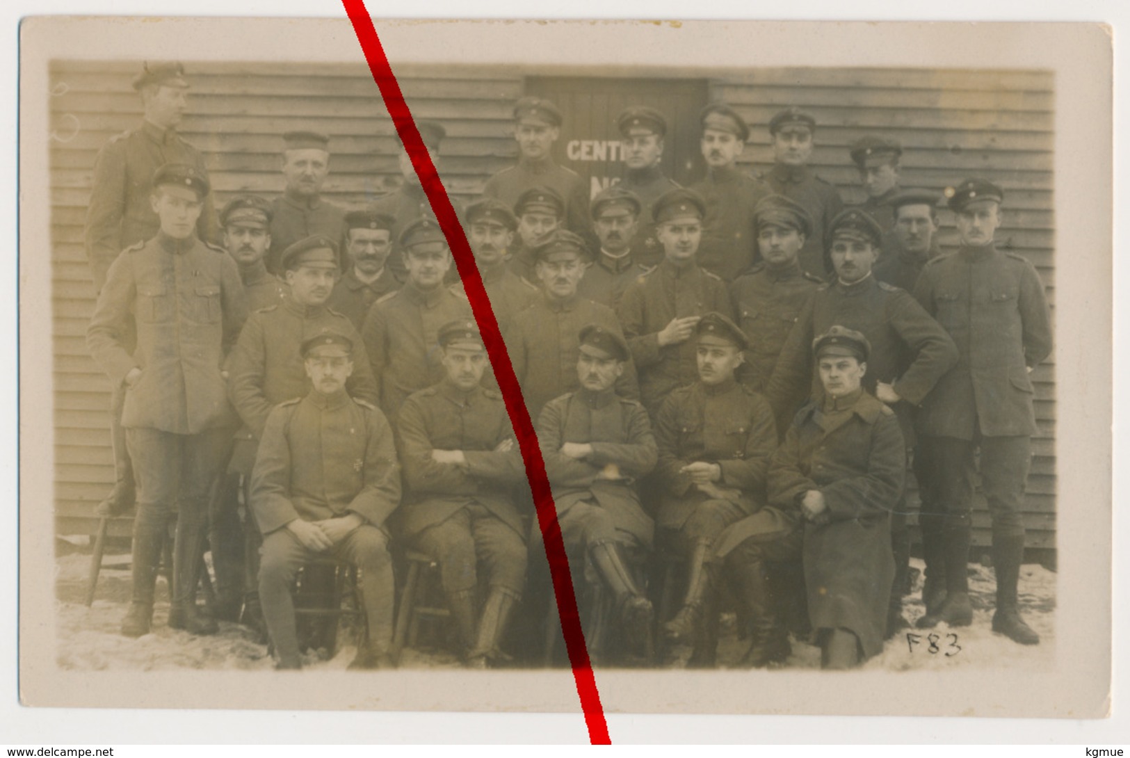 Original Foto - Ca. 1916 - POW Officer Camp Redmires Near Sheffield - With Names! - Sheffield