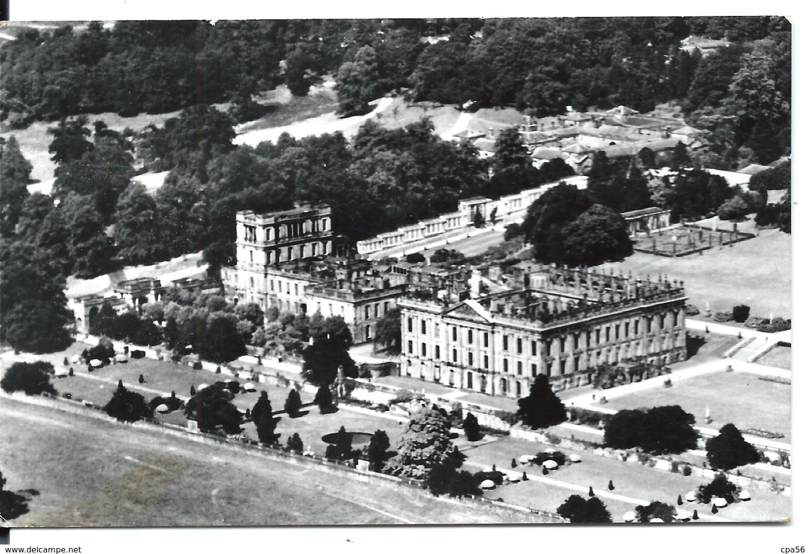 Chatsworth From The South-West (1958) - Derbyshire