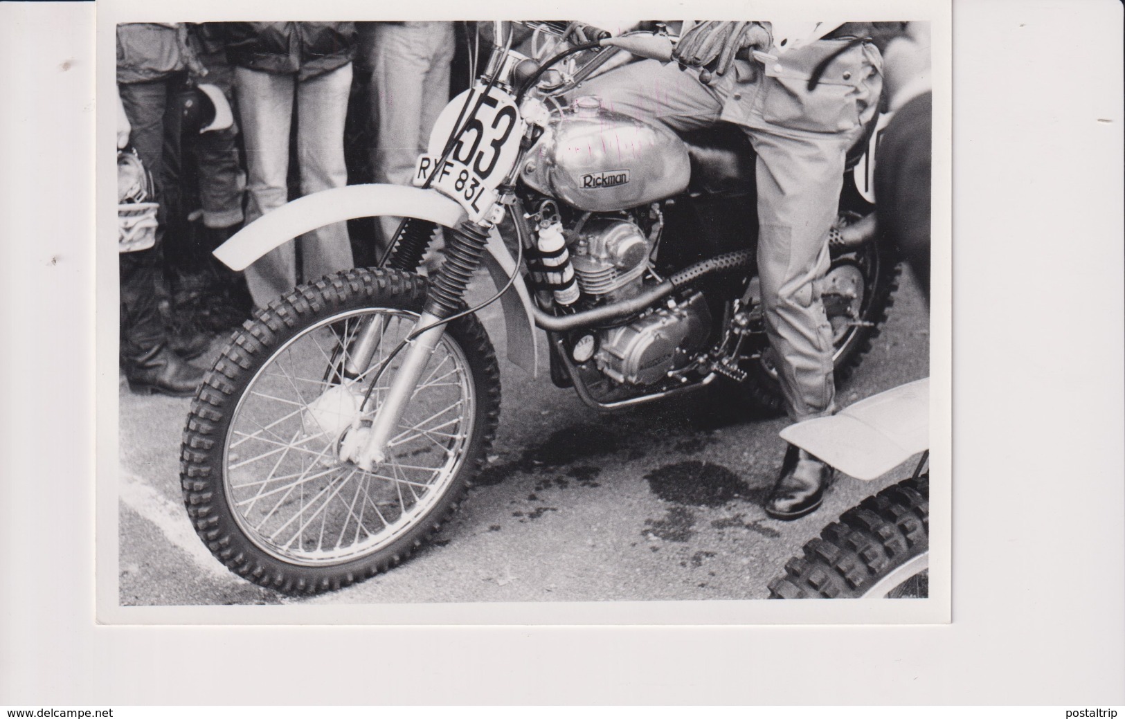 Rickman +-16cm X 12cm  Moto MOTOCROSS MOTORCYCLE Douglas J Jackson Archive Of Motorcycles - Other & Unclassified