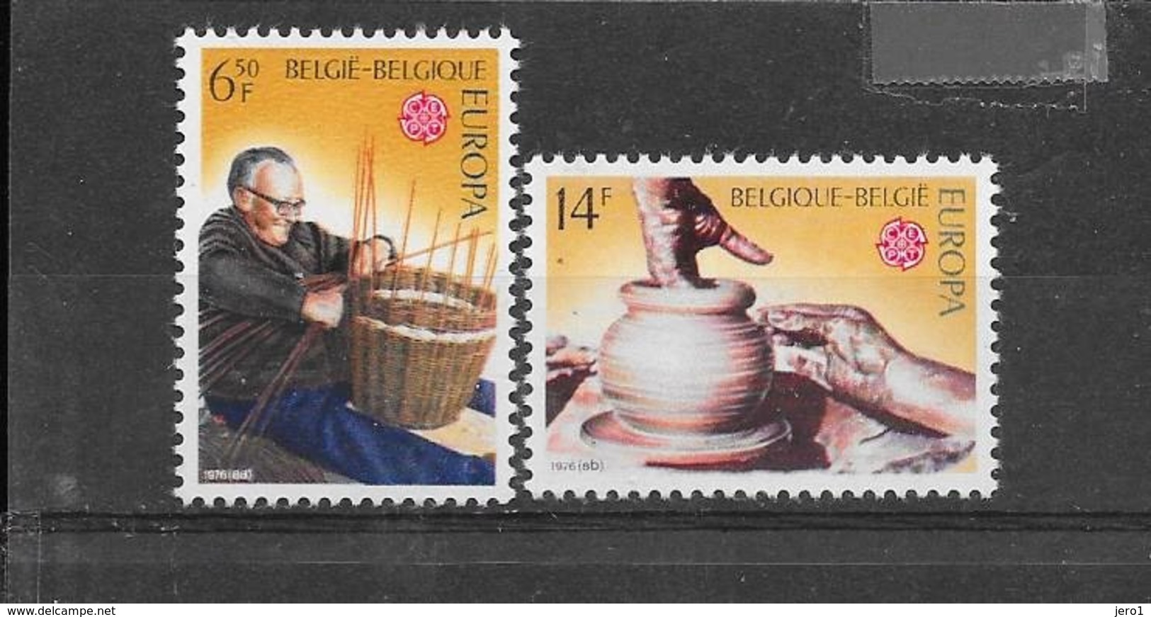 België 1976 Y&T Nr° 1805/06 (**) - Unused Stamps