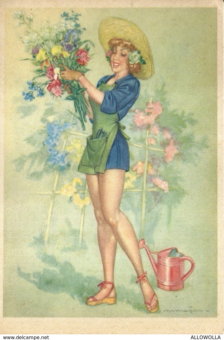 6004 "PIN-UPS - ILLUSTRAZIONE DI MARAJA DEGLI ANNI '60-FIORAIA "CART. POST. ORIG NON SPEDITA - Pin-Ups