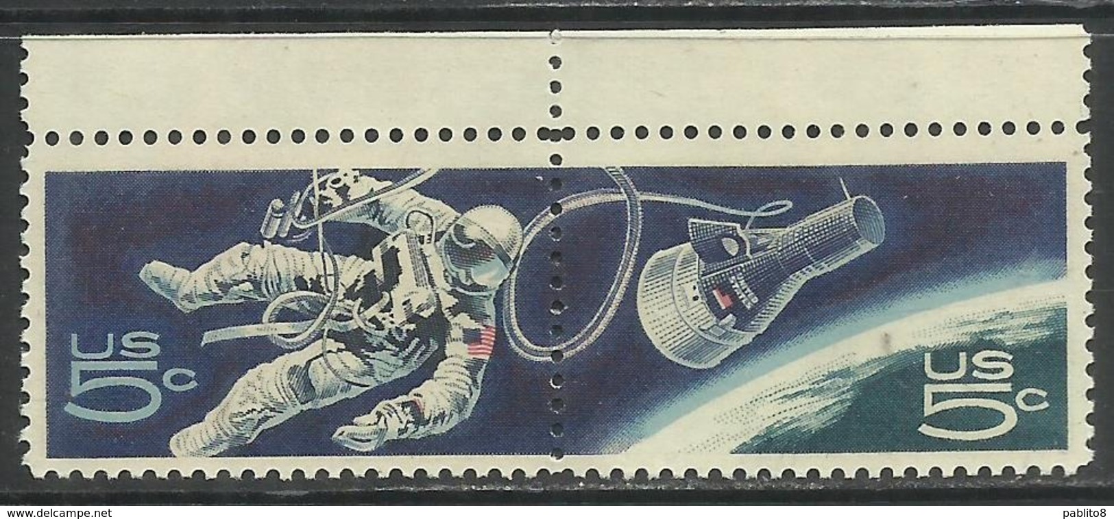 USA UNITED STATES STATI UNITI 1967 ACCOMPLISHMENTS IN SPACE ISSUE SPAZIO COMPLETE SET SERIE COMPLETA MNH - Nuovi