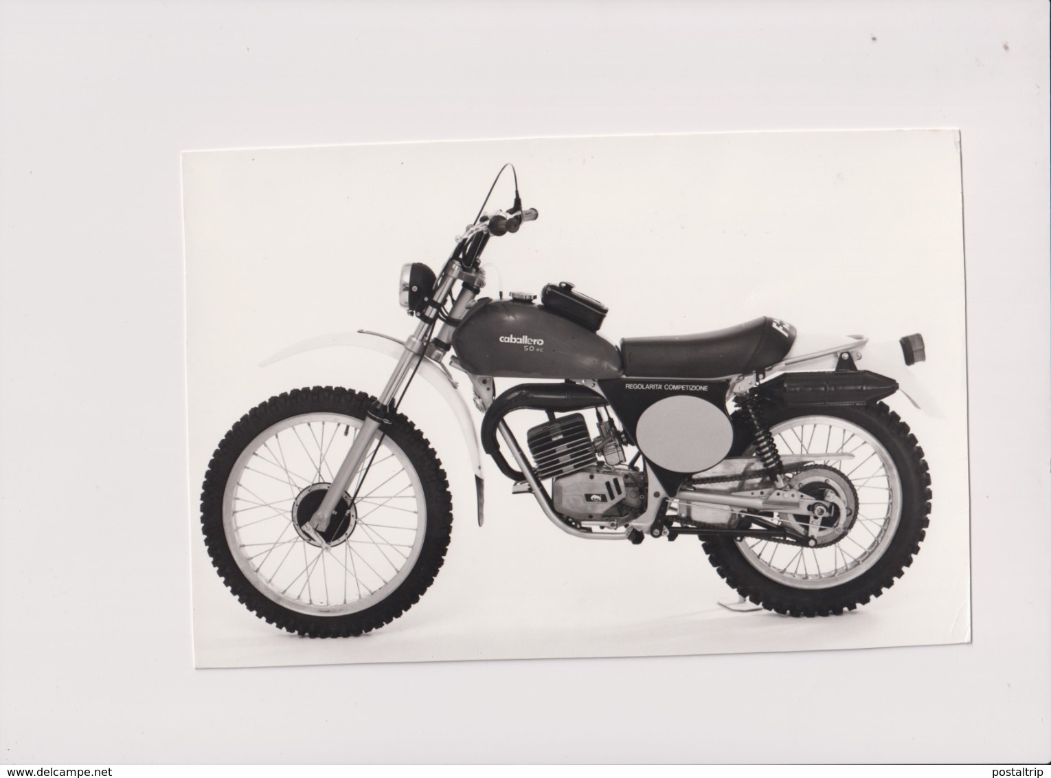 Caballero 50RC +-22cm X 14cm  Moto MOTOCROSS MOTORCYCLE Douglas J Jackson Archive Of Motorcycles - Otros & Sin Clasificación