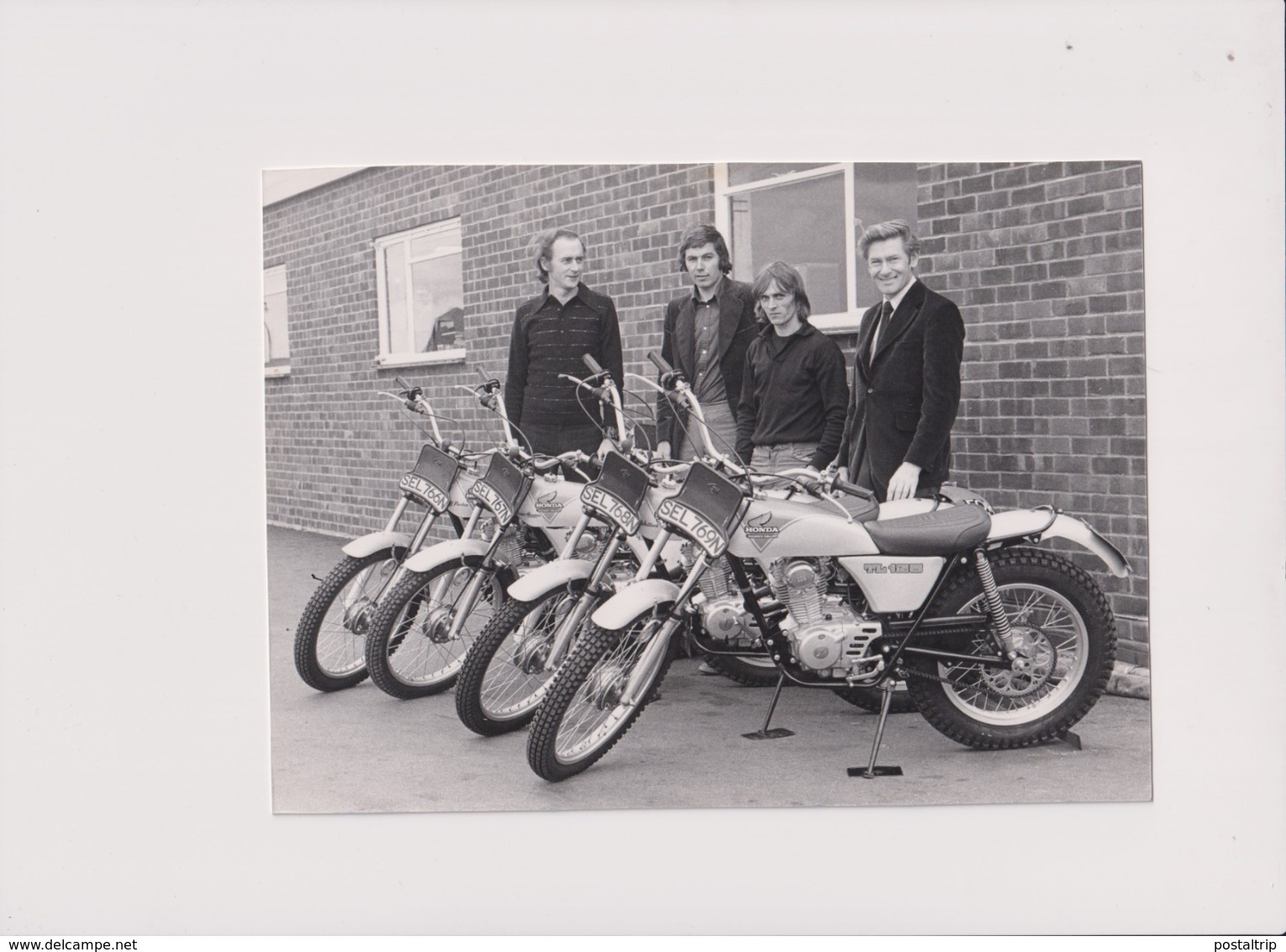 Honda TL125 +-22cm X 14cm  Moto MOTOCROSS MOTORCYCLE Douglas J Jackson Archive Of Motorcycles - Other & Unclassified