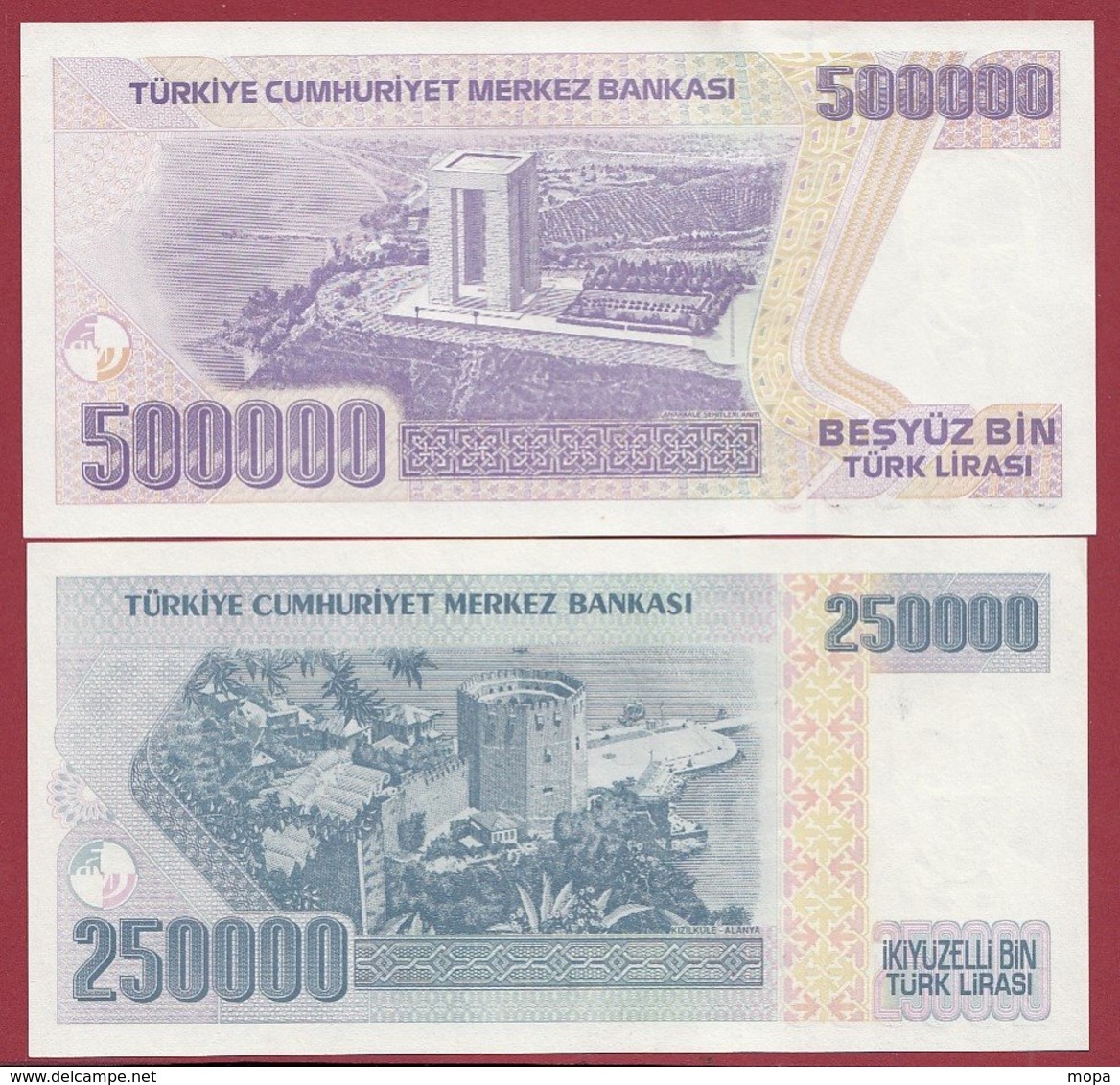 Turquie  2 Billets ---UNC - Turkey