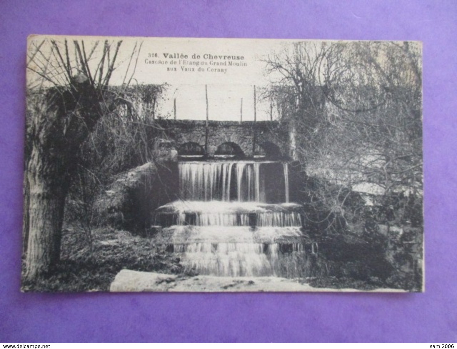 CPA 78 VAUX DE CERNAY CASCADE DE L'ETANG DU GRAND MOULIN - Vaux De Cernay