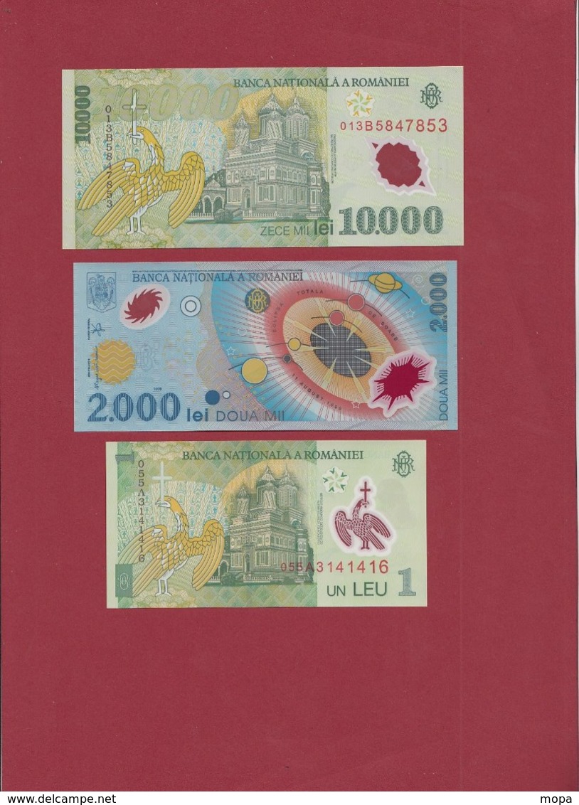 Roumanie 3 Billets ---UNC - Rumania