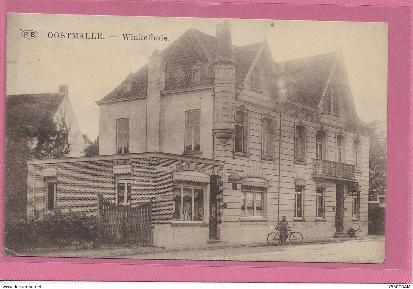 OOSTMALLE-MALLE:  WINKELHUIS-MET VOLK - Malle