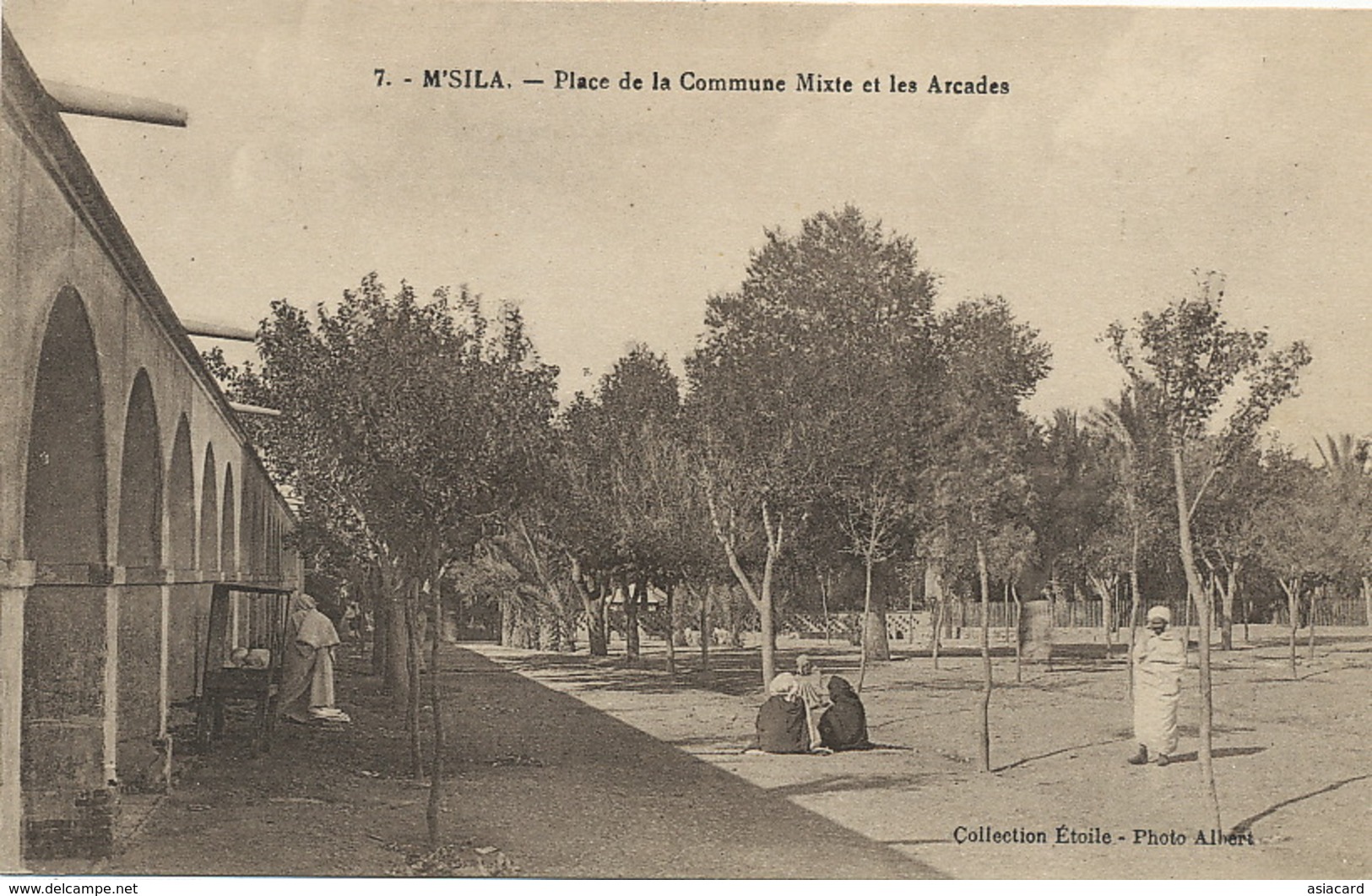 M' Sila Place De La Commune Mixte Et Les Arcades - M'Sila
