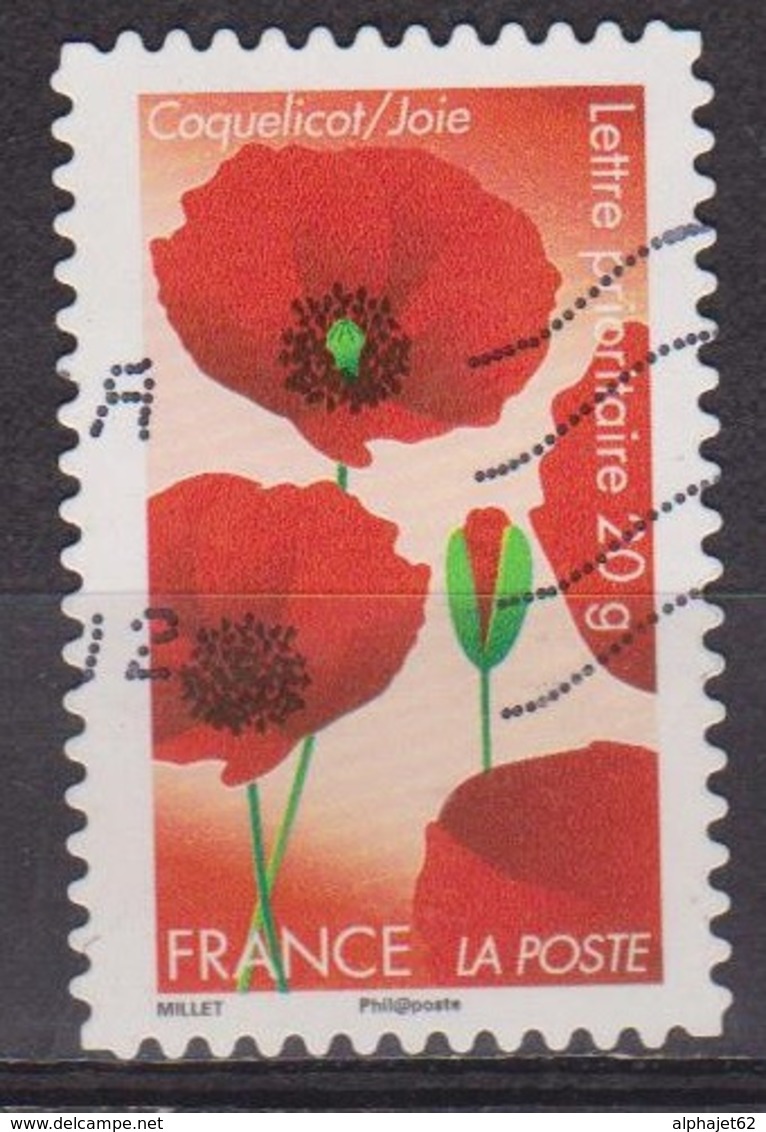 Flore, Langage Des Fleurs - FRANCE - Coquelicot - N° 672 - 2012 - Andere & Zonder Classificatie