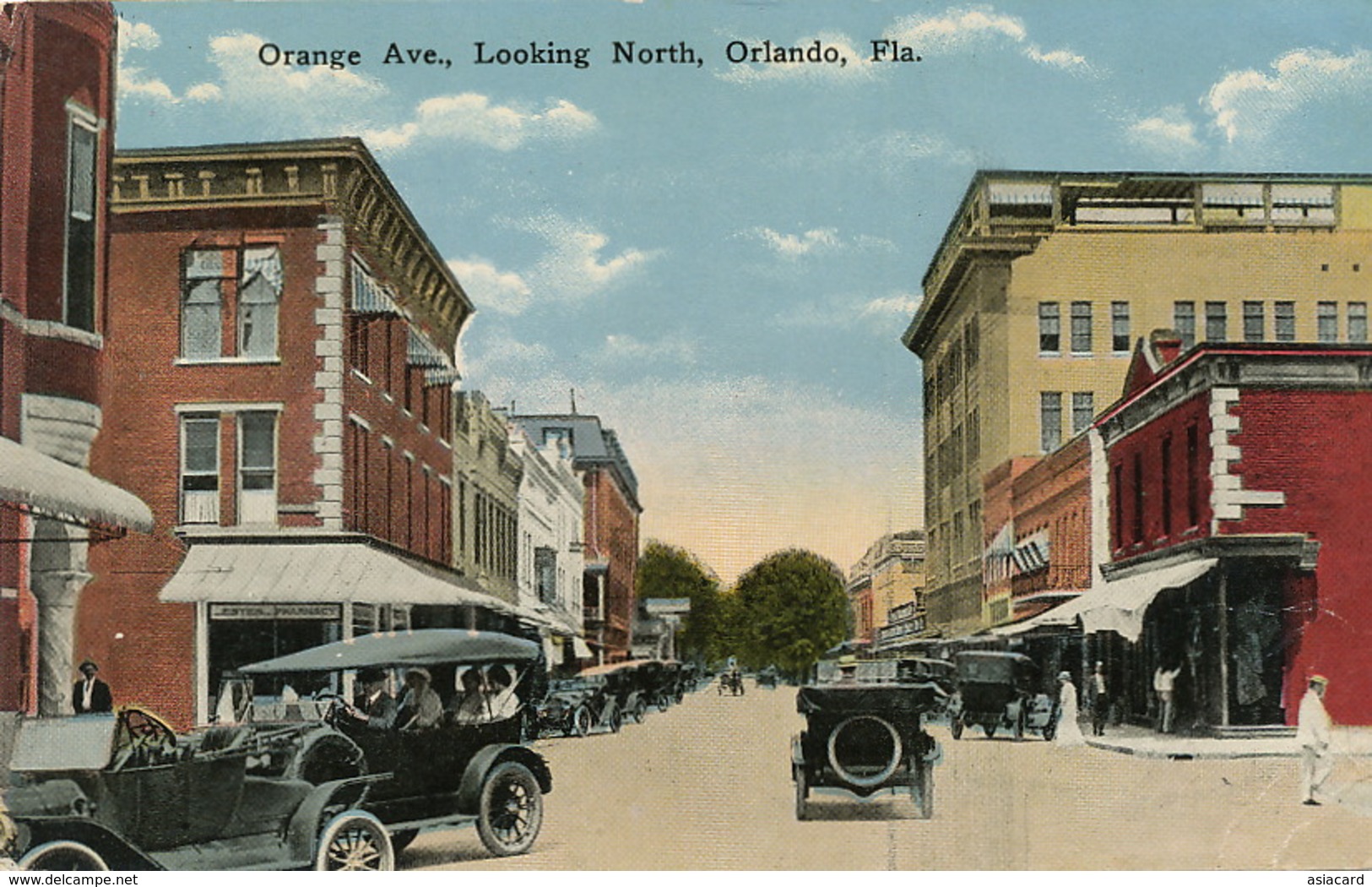 Orlando Orange Avenue Looking North  Edit Kropp Milwaukee. Some Crease Bottom Right Corner - Orlando