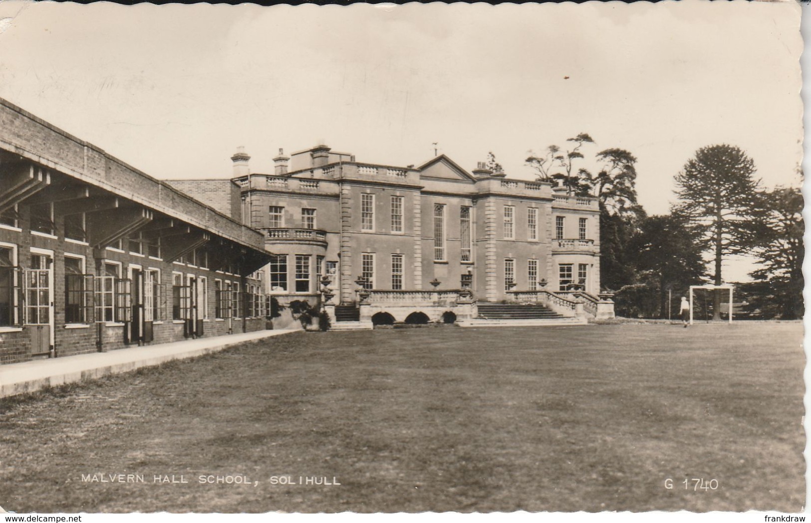 Postcard - Malvern Hall School, Solihull - Card No..1740 Posted 21st Aug 1964 Very Good - To Identify