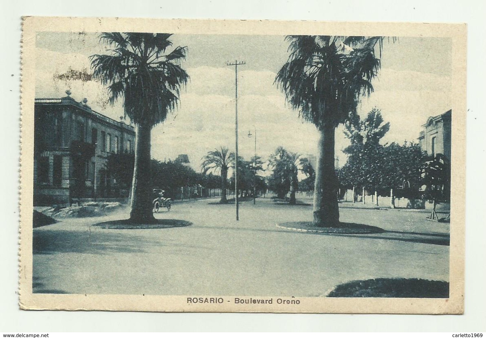 ROSARIO - BOULEVARD ORENO 1926  VIAGGIATA FP - Argentinien