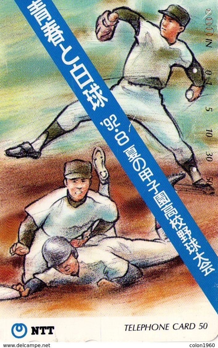 JAPON. SPORTS. Baseball. 07/1992. JP-331-187 C. (034) - Deportes