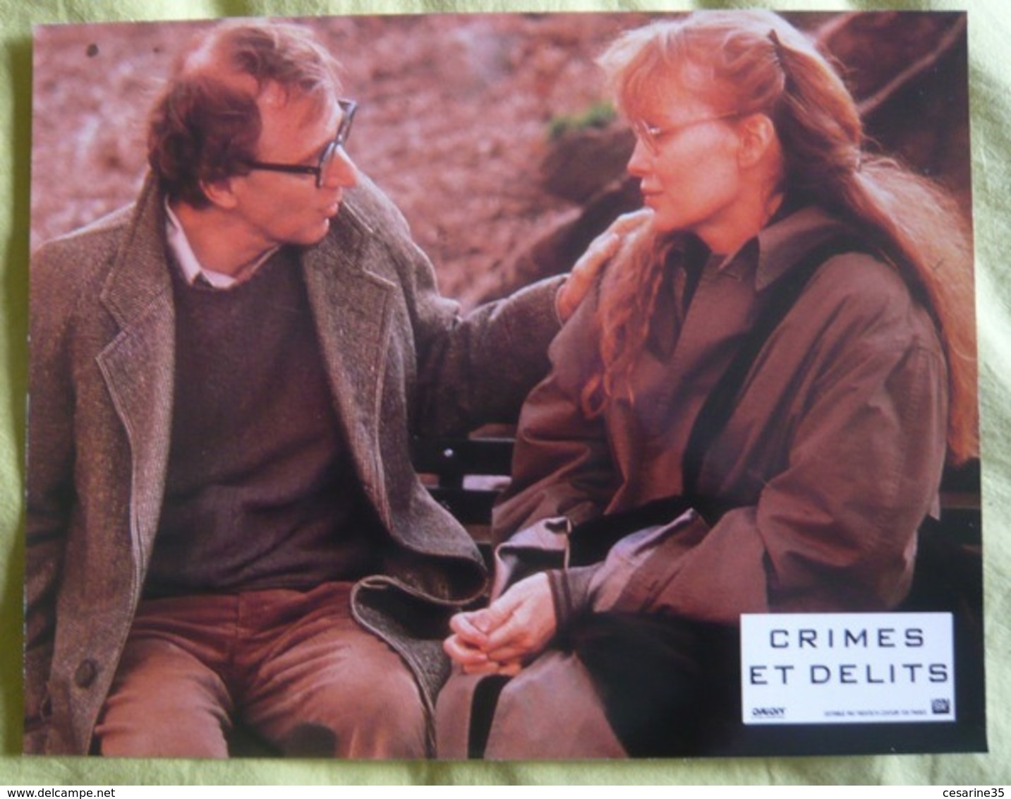 6 Photos Du Film Crimes Et Délits (1990) - Woody Allen - Albums & Collections