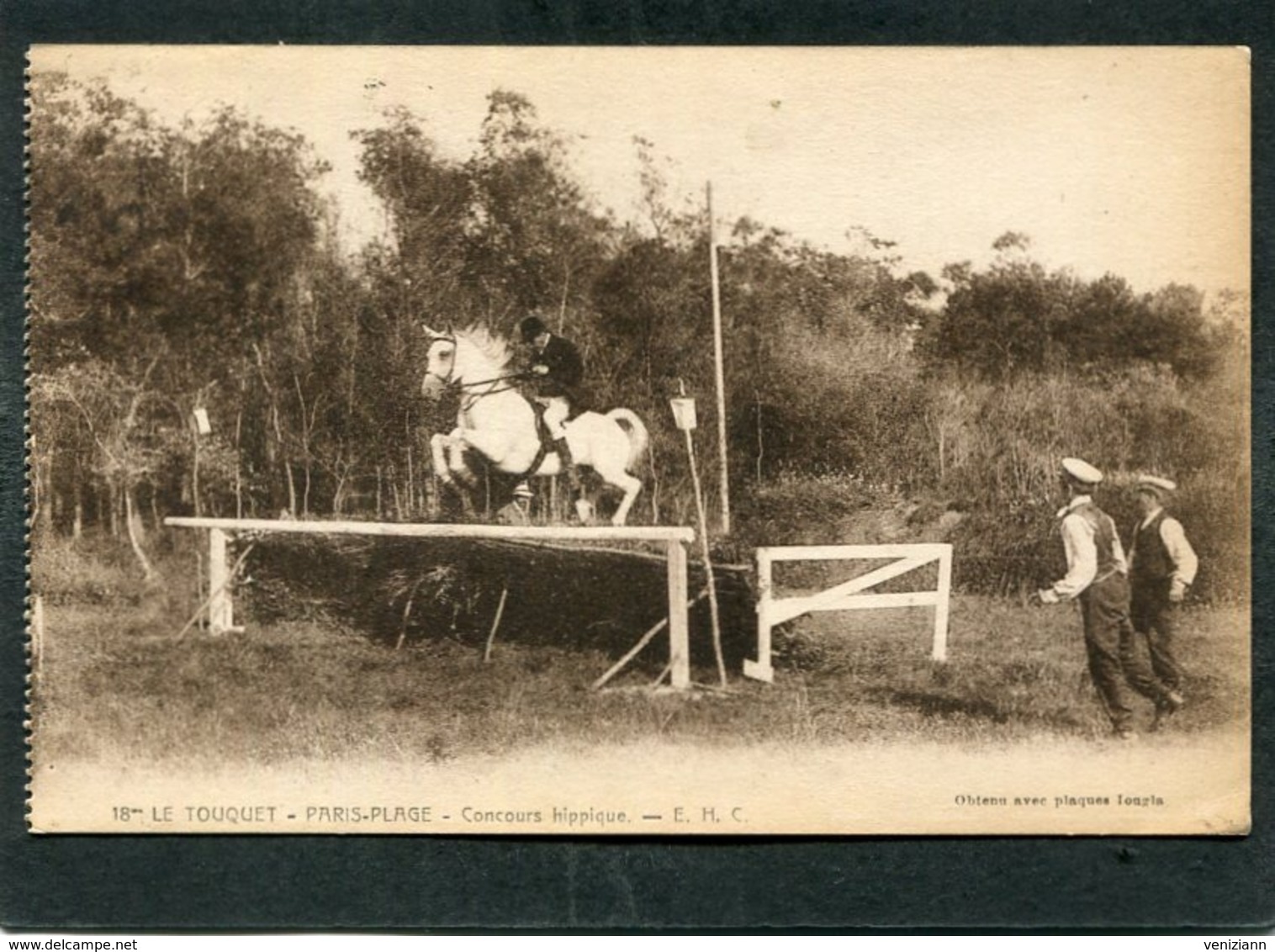 CPA - LE TOUQUET - PARIS PLAGE - Concours Hippique, Animé - Le Touquet