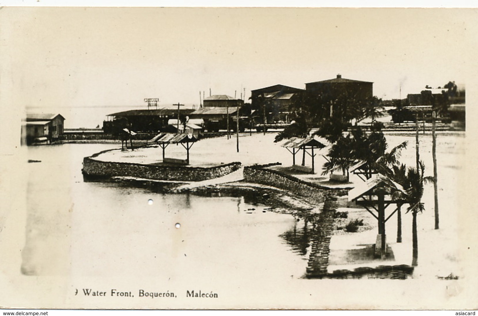 Real Photo  Boqueron, Water Front . Malecon - Cuba