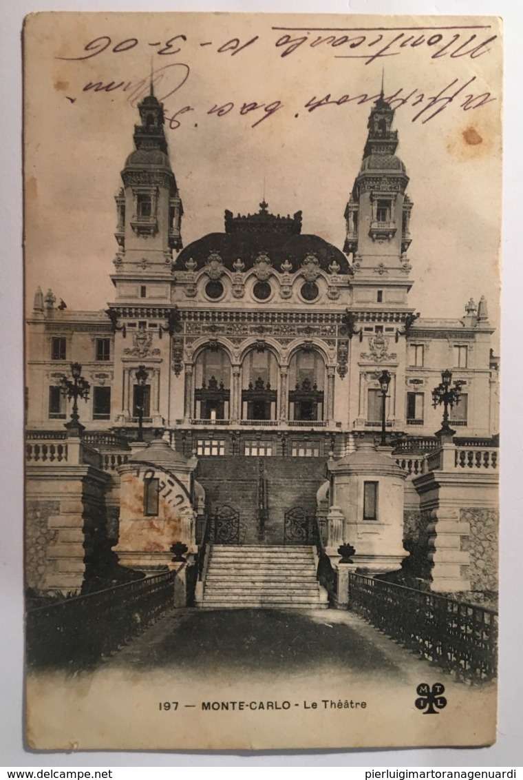 V 10822 Monaco - Montecarlo - Il Teatro Anno 1906 - Monte-Carlo