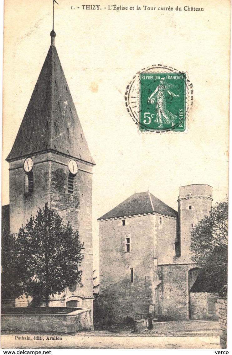 Carte POSTALE  Ancienne  De THIZY - Thizy