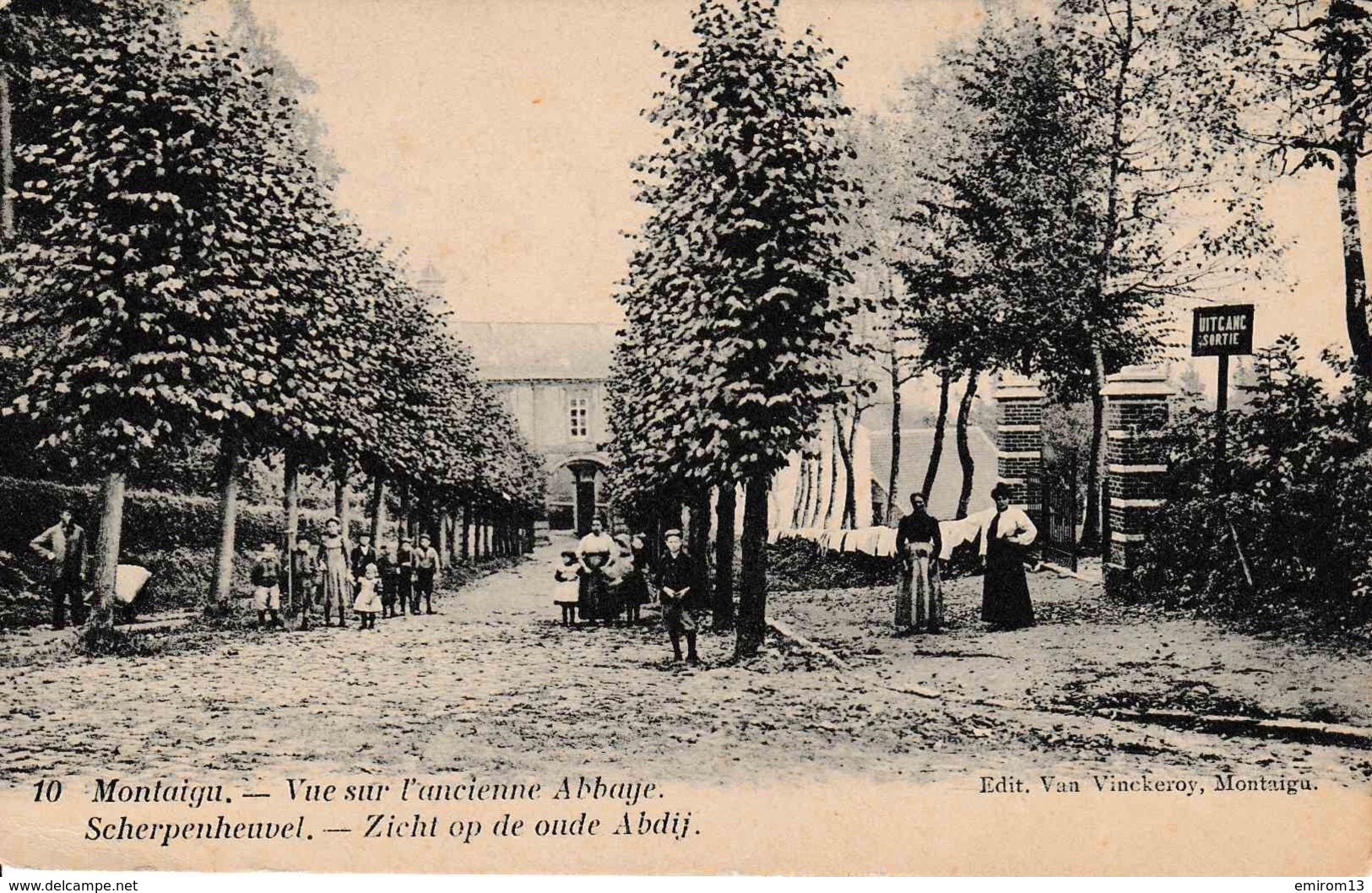 Montaigu Scherpenheuvel Vue Sur L’ancienne Abbaye - Otros & Sin Clasificación