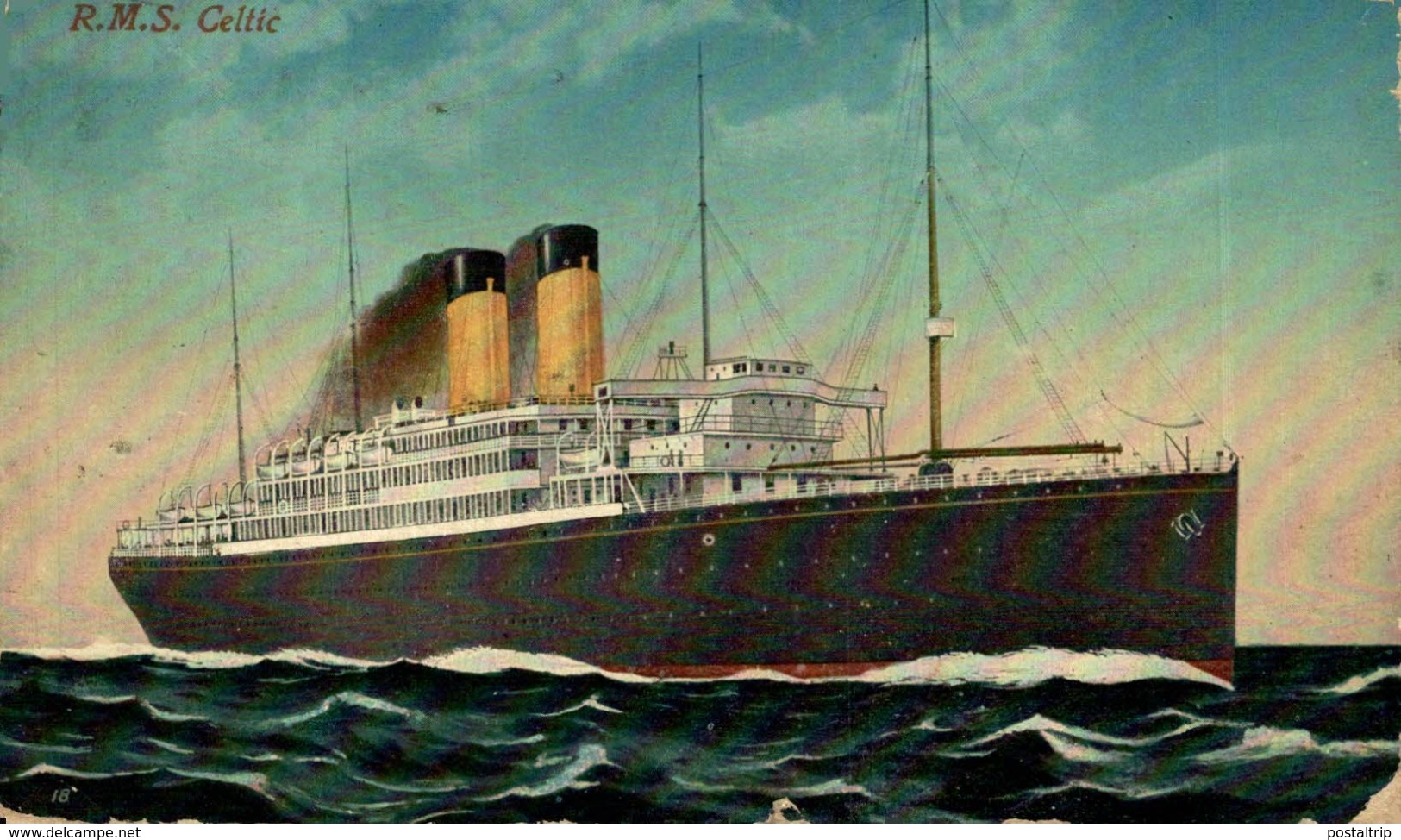 R.M.S. CELTIC Orion, Orient Line. CARGO SHIP - Steamers