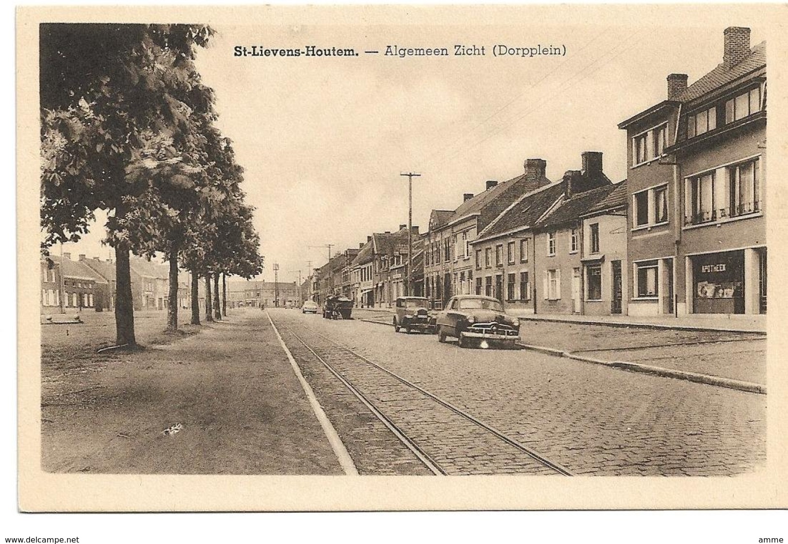 Sint-Lievens-Houtem   *  Algemeen Zicht (Dorpplein) - Sint-Lievens-Houtem