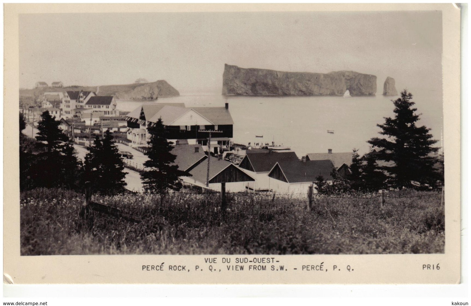 1950 - Rocher Percé Vu Du Sud-Ouest, PERCÉ, Quebec,  (6790) - Percé