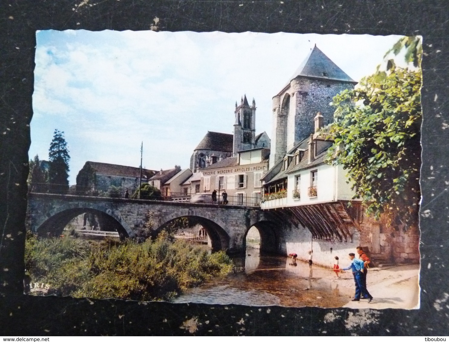 MORET SUR LOING - SEINE ET MARNE - FLAMME JOIE DES ARTISTES ET DES PECHEURS SUR MARIANNE COCTEAU - PECHE - Mechanical Postmarks (Advertisement)