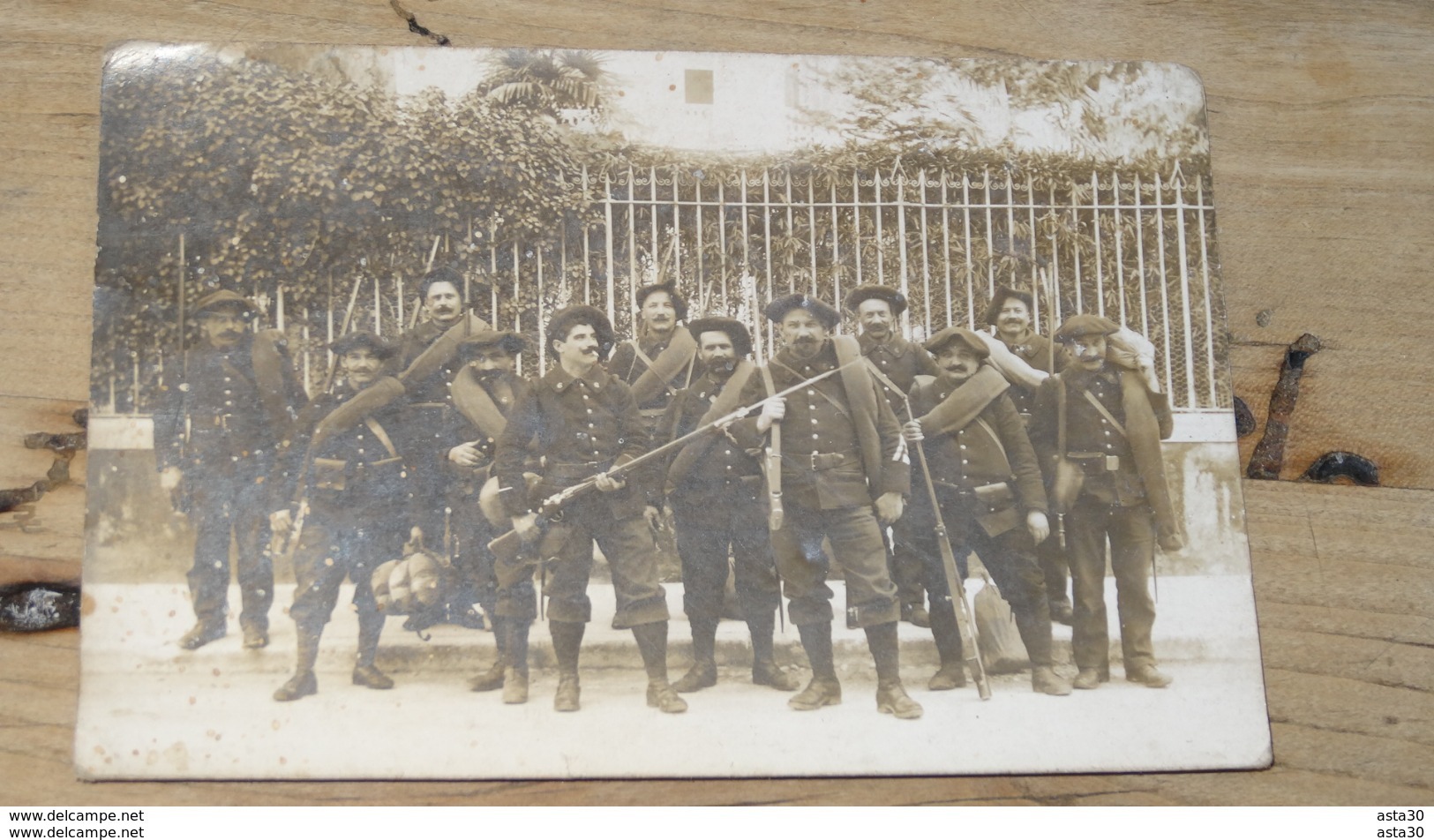 Carte Photo Groupe Militaire A Determiner ………NK-3901 - Régiments