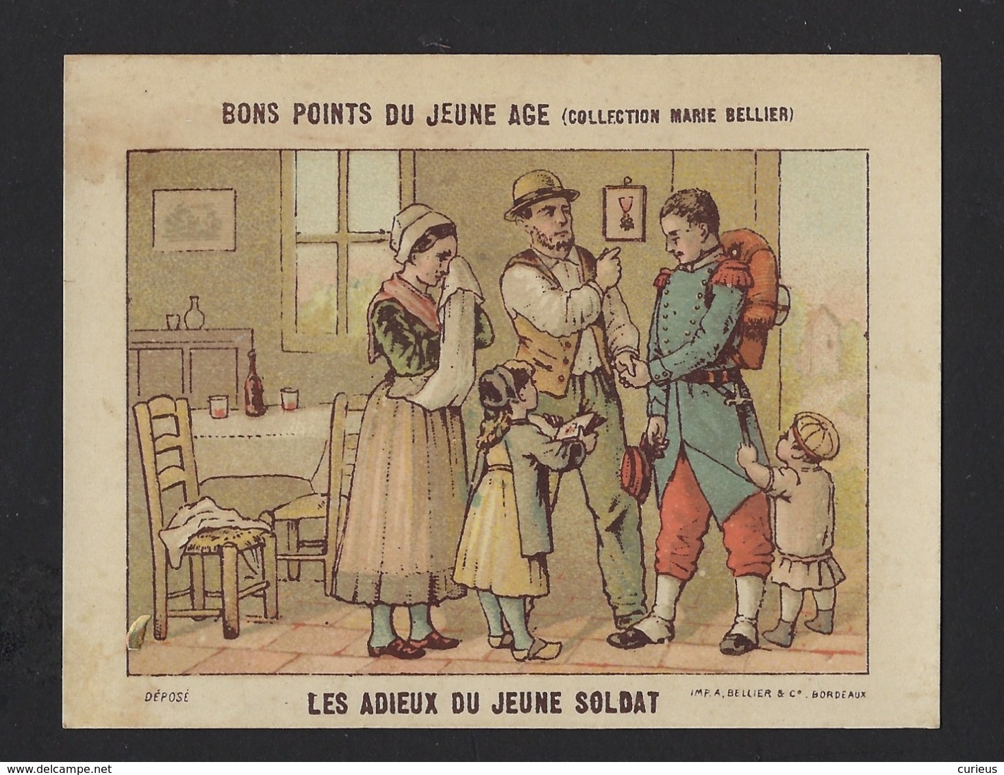 BONS POINTS DU JEUNE AGE * COLLECTION MARIE BELLIER * LES ADIEUX DU JEUNE SOLDAT - Andere & Zonder Classificatie