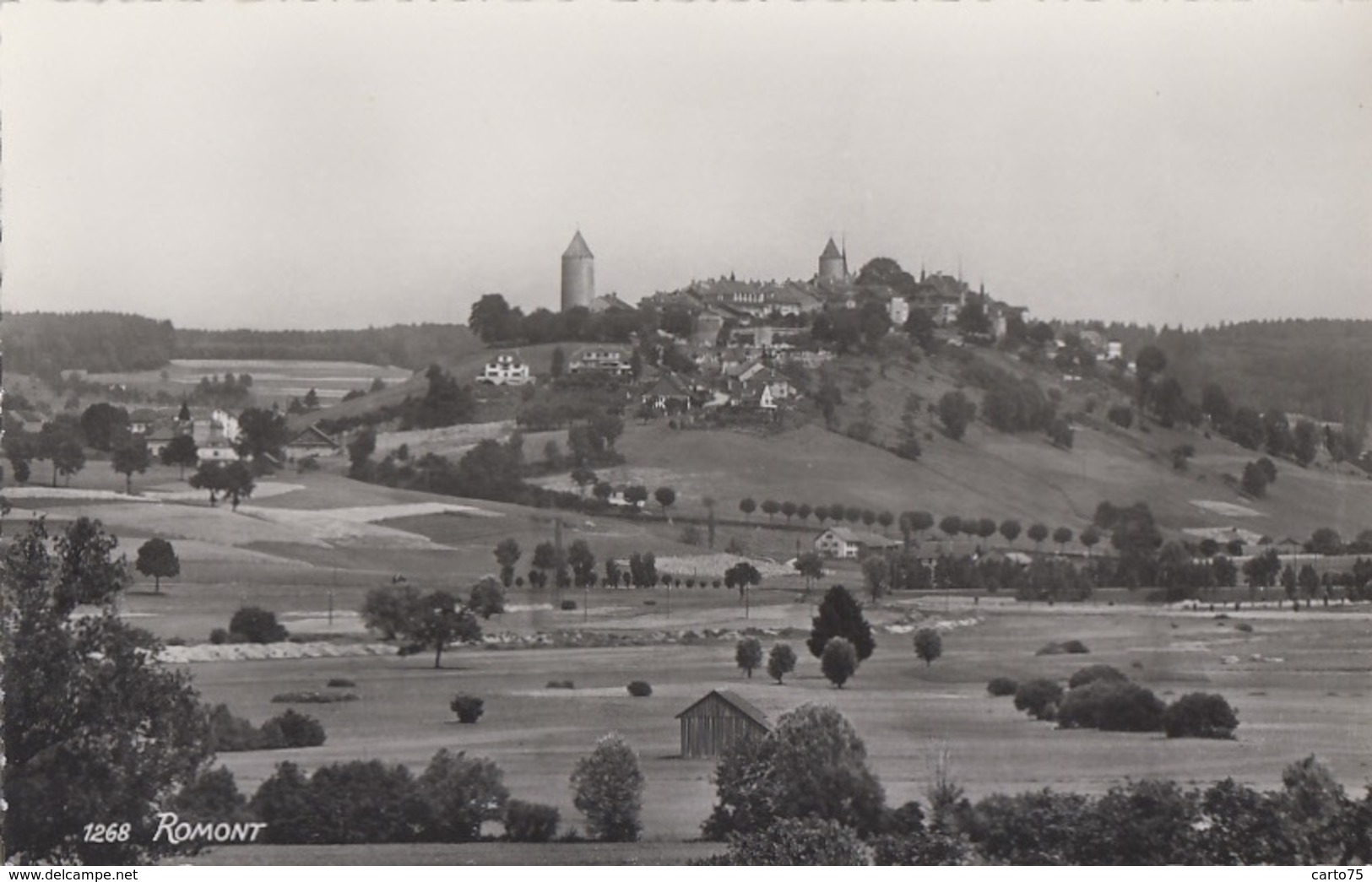 Suisse - Romont - Vue D'ensemble - Edition Perrochet N° 1268 - Romont