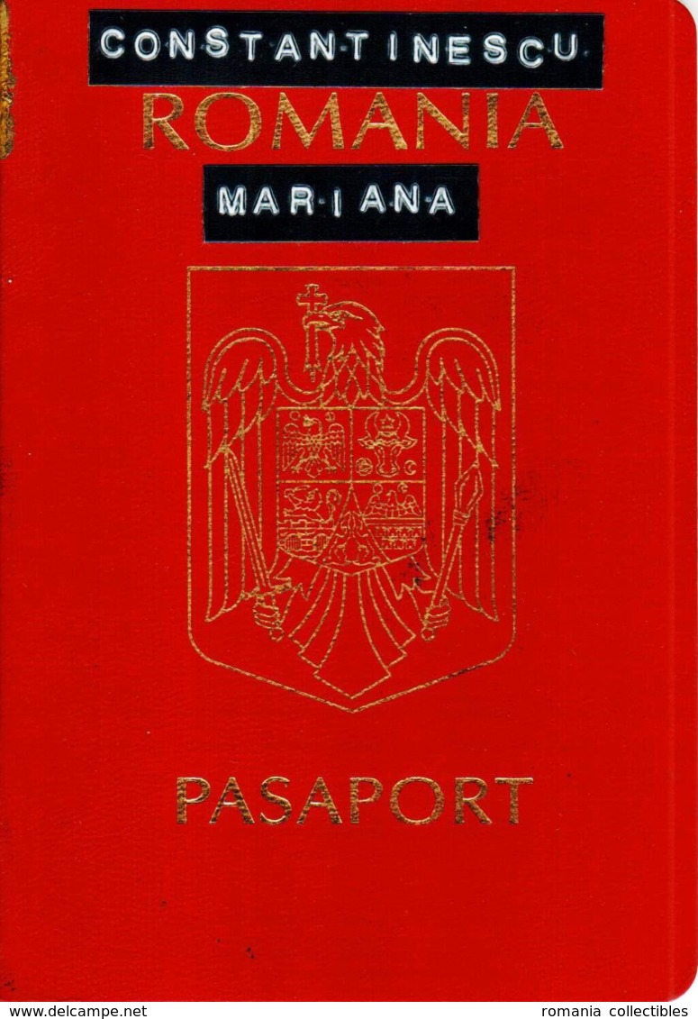 Romania, 2002, Vintage Expired Passport - Visas And Stamps: Hungary, Austria, Slovenia - Documenti Storici