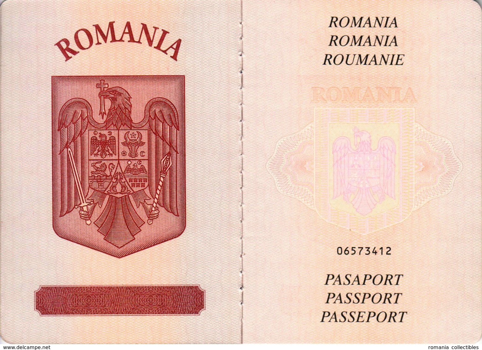 Romania, 2002, Vintage Expired Passport - Visas And Stamps: Hungary, Austria, Slovenia - Documenti Storici