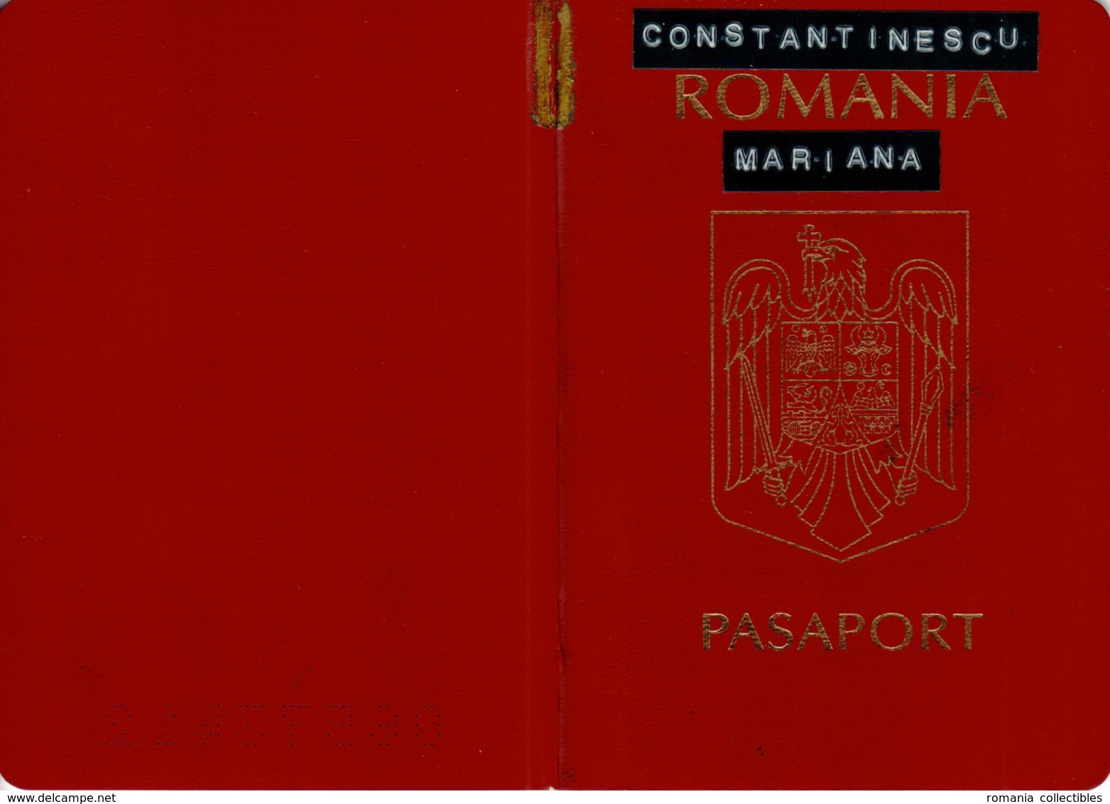 Romania, 2002, Vintage Expired Passport - visas and stamps: Hungary, Austria, Slovenia