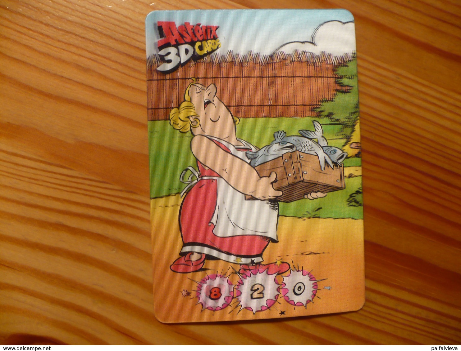 Asterix - Lenticular (3D) Card From Hungary - Sonstige & Ohne Zuordnung