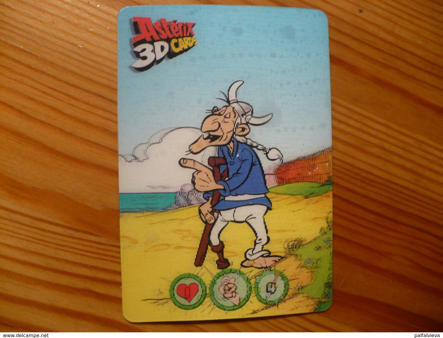 Asterix - Lenticular (3D) Card From Hungary - Sonstige & Ohne Zuordnung