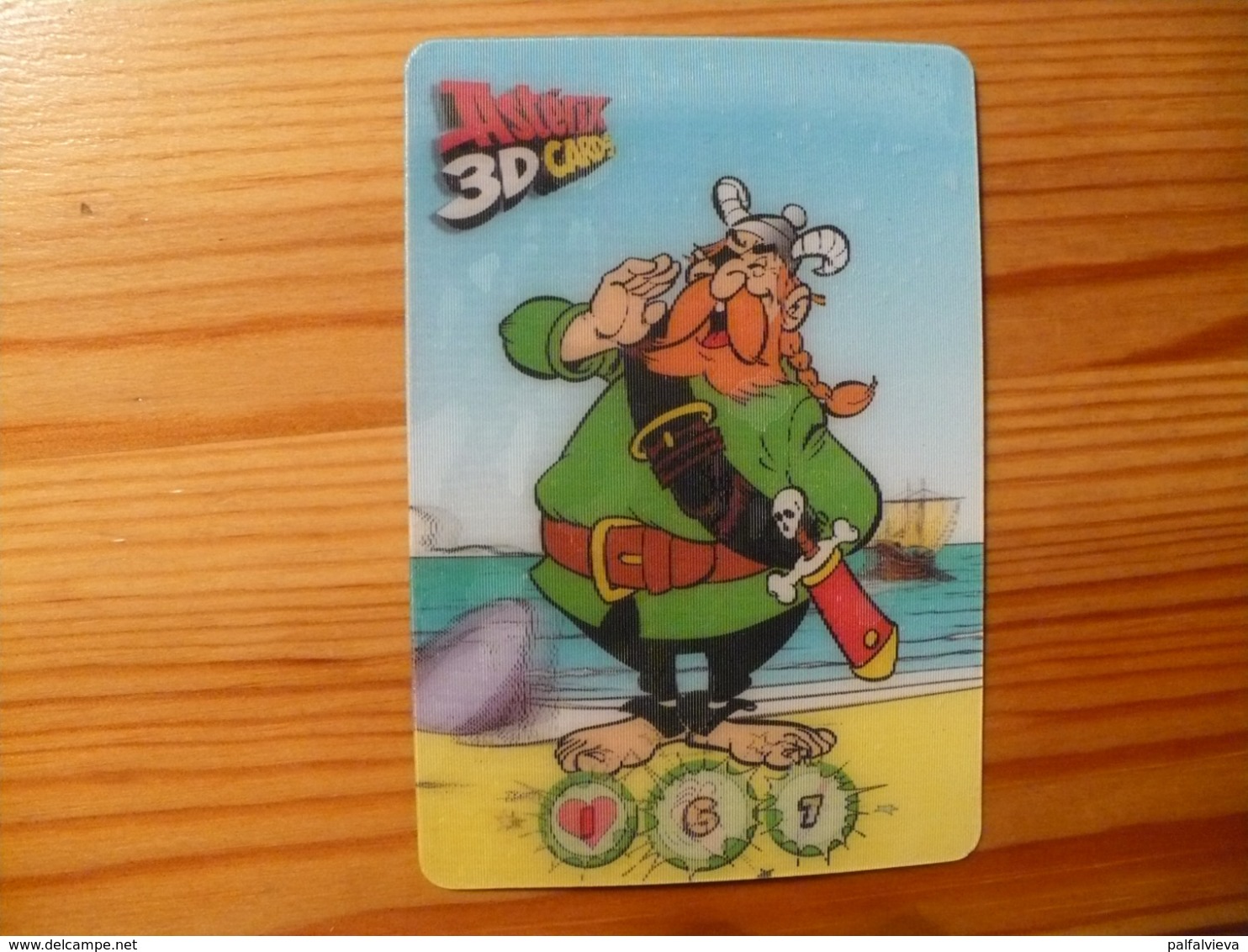 Asterix - Lenticular (3D) Card From Hungary - Sonstige & Ohne Zuordnung