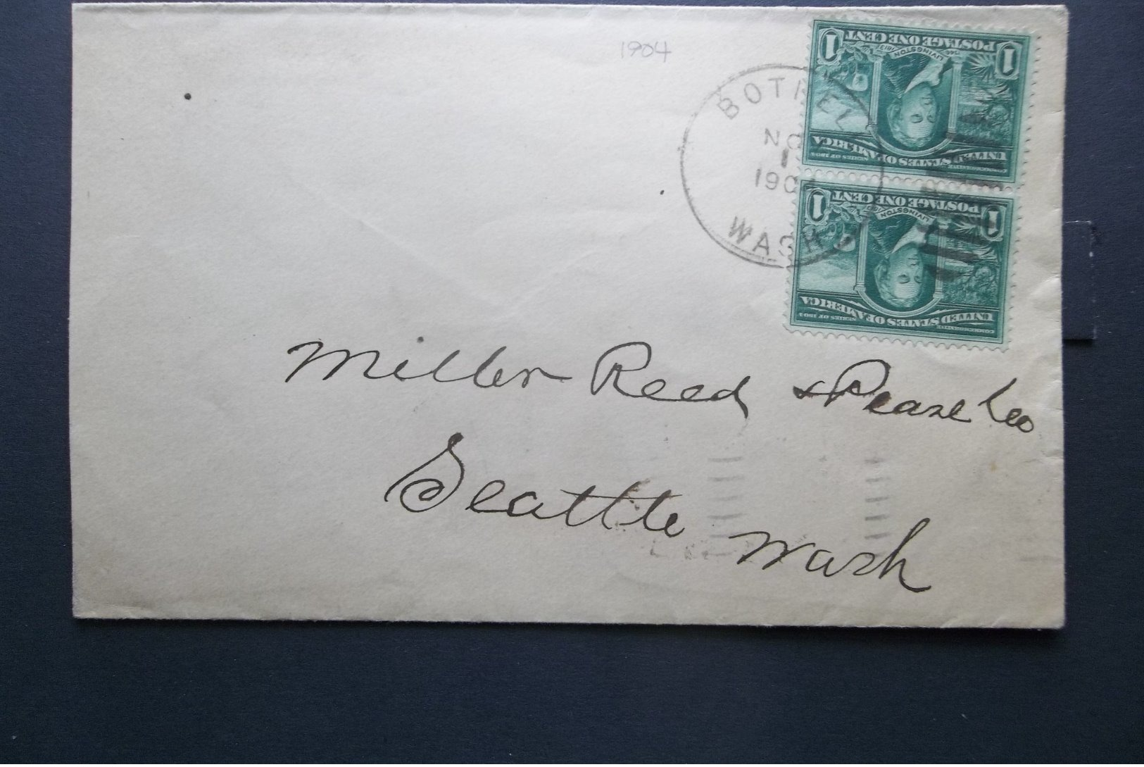 USA: 1904 Cover To Seattle, Wash. (#HV11) - Briefe U. Dokumente