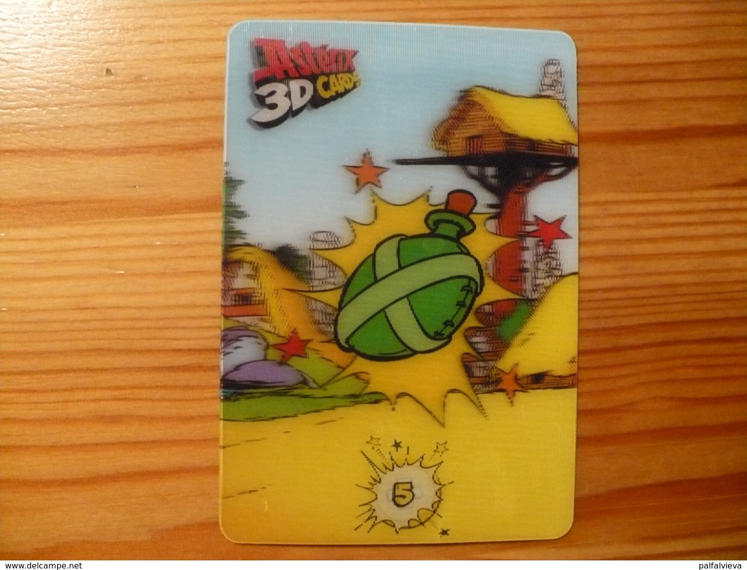 Asterix - Lenticular (3D) Card From Hungary - Sonstige & Ohne Zuordnung