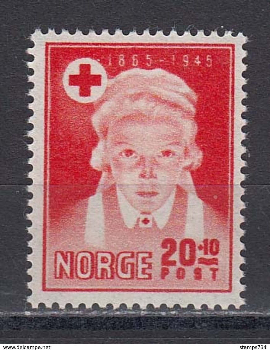 Norway 1945 - 80 Jahre Norwegisches Rotes Kreuz, Mi-Nr. 307, MNH** - Nuovi